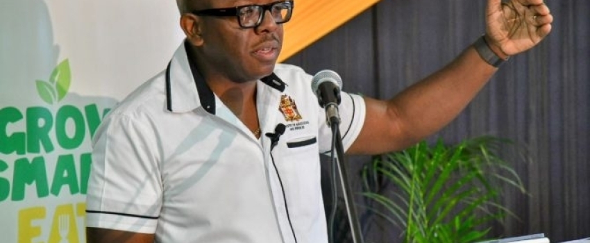 Minister of Agriculture and Fisheries, Hon. Pearnel Charles Jr.