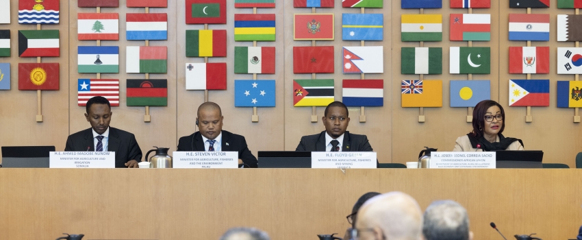 Minister of Agriculture and Fisheries, the Hon. Floyd Green