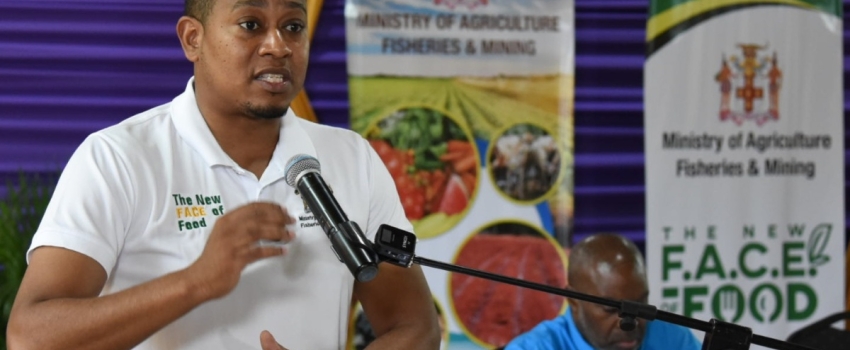 Minister of Agriculture, Fisheries and Mining, Hon. Floyd Green