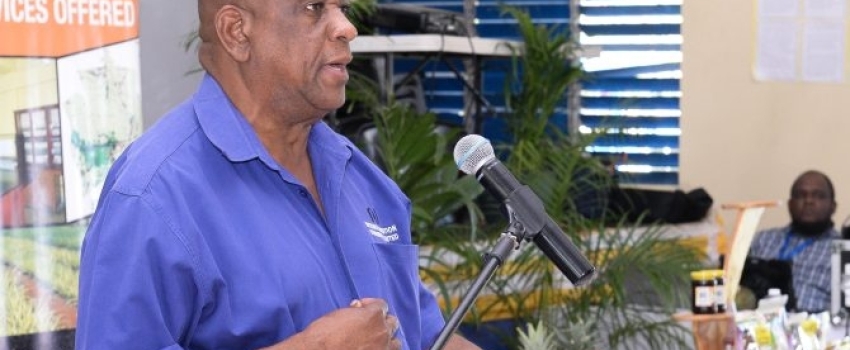 State Minister in the Ministry of Agriculture, Fisheries and Mining, Hon. Franklyn Witter.