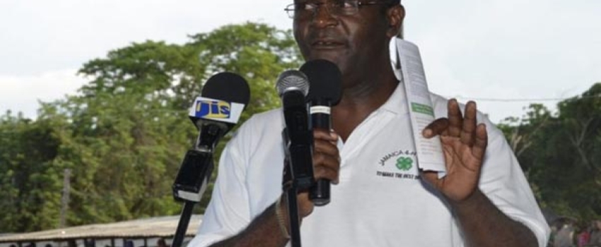 Executive Director, Jamaica 4-H Clubs, Dr. Ronald Blake