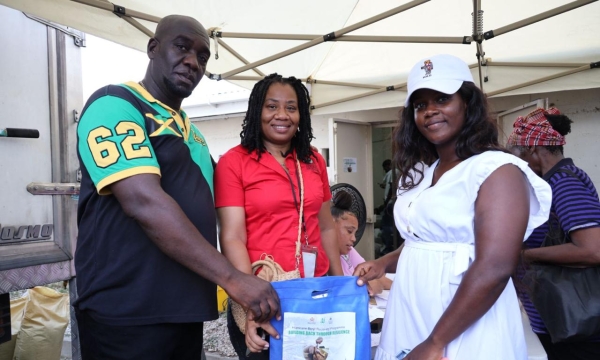 Principal Director, Field Services/Operations (acting) at the Rural Agricultural Development Authority (RADA), Collin Henry and Extension Education Training Specialist at RADA, Alicia Chambers