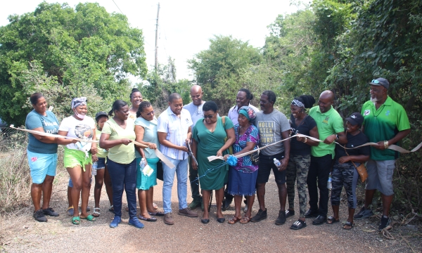 Minister of Agriculture, Fisheries and Mining, Hon. Floyd Green, Farm roads rehabilitation